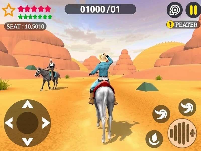 Desert Bull Rider gameplay screenshot